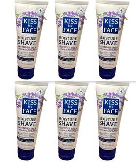 Kiss 028367839279 6 My Face Moisture Shave Lavender Shea 3.4oz Each 927 Travel Size