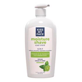 Kiss My Face 028367828051 4-in-1 Moisture Shave Cool Mint 11 Oz