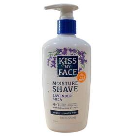 Kiss My Face 028367834526 4 In 1 Moisture Shave 11 Oz Lavender Shea Vegan New - Shelf Wear