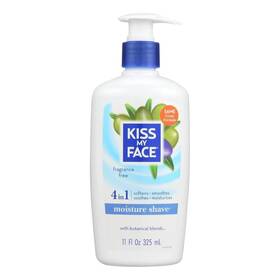 Kiss My Face 0901105 Moisture Shave Fragrance Free 11 Oz