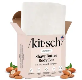 60626 Kitsch Shaving Soap For Women - Hydrating Shave Butter And Bar Nouri