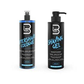 L3 850016995964 Level 3 Shaving Gel And Aftershave Kit - Calms Redness Irritation Hydra