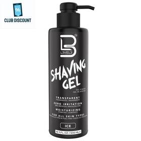 L3v3l3 705353660900 Level 3 Shaving Gel - Straight Razor Shave Non-irritating Refreshing Sme
