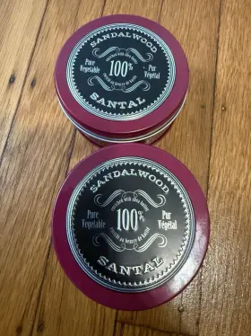 78403-00268 La Chatelaine Sandalwood Shaving Soap Cruelty-free Paraben-free Face Unisex 78403-00268 La Chatelaine Sandalwood Shaving Soap Cruelty-free Paraben-free Face Unisex