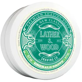 Lather & Wood Shaving Co 445017377333 And Soap - Emerald Grove Simply The Best Luxury