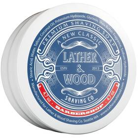 Lather & Wood Shaving Co 602401819498 And Soap - Barbershop Simply The Best Luxury Crea
