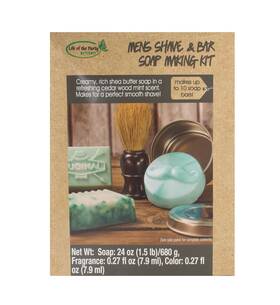 Life Of The Party 649979570536 Mens Shave And Bar Soap Making Kit