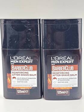 Loreal 600523669752 Men Expert Barber Club Reinforcing After Shave Balm 125ml 4.22oz Lot Of 2