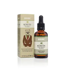 Lornamead Brands Inc 067990200797 Brisk Tea Tree Beard Oil Natural And Essential Fast Absorbe Ultra Light 1.7 Oz