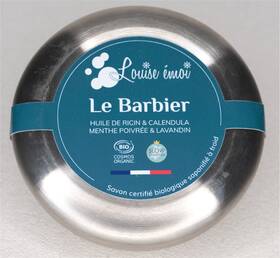 Louise Emoi 760320411227 Moi Le Barbier Cold Saponified Vegan Shaving Soap 120g Made In France