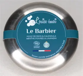 Louise Emoi 760320411227 Moi Le Barbier Cold Saponified Vegan Shaving Soap 120g Made In France
