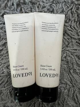 Loved01 850034546599 By John Legend Face And Body Shave Cream 2-pack 3.4 Fl Oz Each New