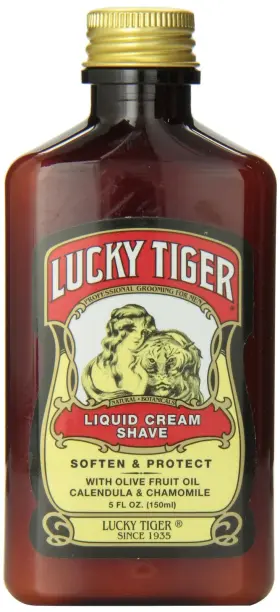 Lucky Tiger 852113001203 Liquid Cream Shave 5 Oz