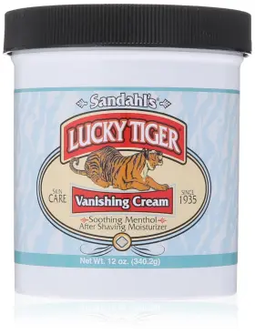 Lu-16481 Lucky Tiger Menthol After Shave Moisturizer Vanishing Cream 12 Ounces Lu-16481 Lucky Tiger Menthol After Shave Moisturizer Vanishing Cream 12 Ounces