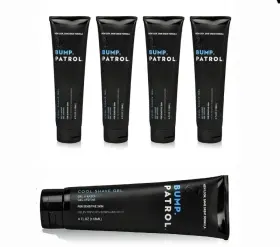 M&m Products 672141022047 5 Pack Bump Patrol Cool Shave Gel 4oz For Sensitve Skin Prevents Bumps And Nicks