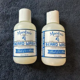 Maestros 856555005065 Lot Of 2 Classic Beard Wash Mark A Man Blend 4 Fl Oz Each - 8