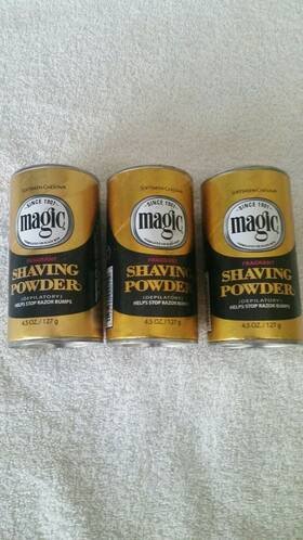Magic 072790000157 Lot Of 3 Softsheen Carson Shave Fragrant Shaving Powder