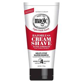 Magic 075285008270 Razorless Cream Shave Extra Strength 6 Ounce Pack Of 3