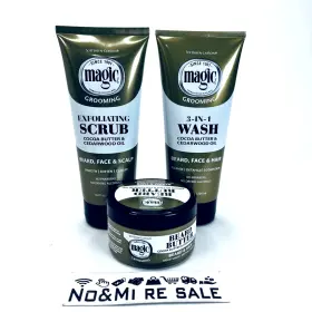 Magic 075285222591 Softsheen-carson Shaving Beard Grooming Kit For Men With Cedarwood Oil Magic 075285222591 Softsheen-carson Shaving Beard Grooming Kit For Men With Cedarwood Oil