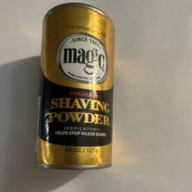 Magic 103842 Fragrant Shaving Powder Depilatory 4.5 Oz Helps Stop Razor Bumps