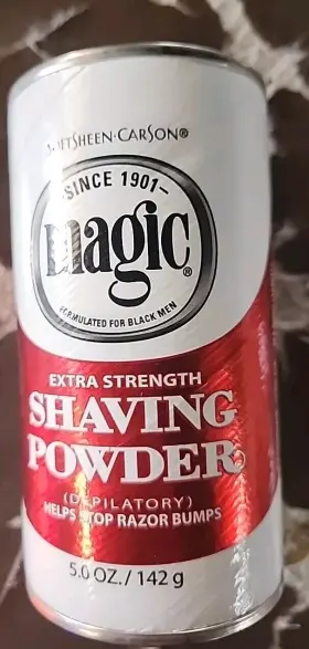 1636457 Magic Softsheen Carson Extra Strength Razorless Shaving Powder 142g