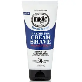 Magic 313115238238 Razorless Cream Shave Light Fresh Scent Regular Strength 6 Oz Pack Of 4 Magic 313115238238 Razorless Cream Shave Light Fresh Scent Regular Strength 6 Oz Pack Of 4