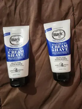 4028062 Magic Razorless Cream Shave Regular Strength Light Fresh Scent 6 Oz