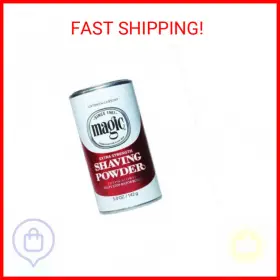 O0300404 Magic Extra Strength Shaving Powder Red Can 5 Oz 6 Pack