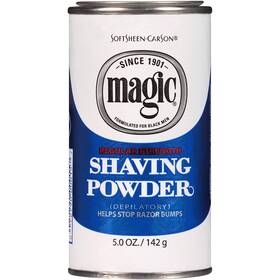 Magic Shave 037182882209 Softsheen-carson Regular Strength Razor-less Shaving Powder 5oz 3 Pack
