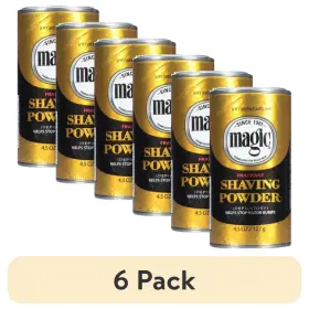 Magic Shave 445018013049 6 Pk Softsheen-carson Men Razorless Shaving Hair Removal Powder Fragrant
