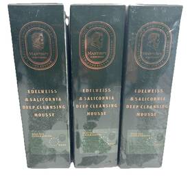 Mantisfy 932848650533 3 Edelweiss And Salicornia Deep Cleansing Shaving Mousse Shave 5.27 Oz