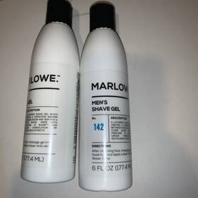 Marlowe 853646006741 Set Of Two Mens Shave Gel # 142 6fl.oz./177.4ml New