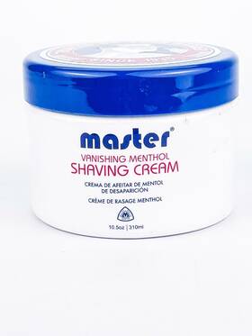 Master 037622000538 Vanishing Menthol Shaving Cream 10.5 Ounces Well Comb