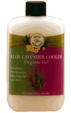 Maui Excellent 795827581459 Aloe Lavender Cooler Organic Gel