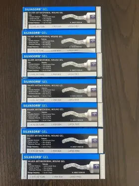 Msc9301ep Mckesson Silvasorb Gel 1.5 Oz. Lot Of 7