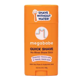 Megababe 313027086019 Quick Shave No-rinse Stick Shaving Touch-ups And Travel Made-easy