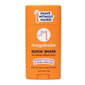 Megababe 850023694638 Quick Shave No-rinse Stick Shaving Touch-ups And Travel Made-easy Wit