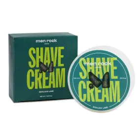 Men Rock 060796560169 Sicilian Lime Shave Cream For Wet Shaving Deeply Hydrates And Nourishes Sk Inch