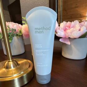 Method Men 210821 Shave Cream Infused With Argan Oil And Shea Butter 3.4 Oz Tube