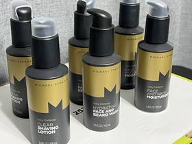Michael Strahan 864564000018 Lot Of 6 - Clear Shaving Lotion Face Beard Wash Moisturizer
