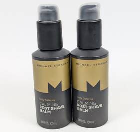 Michael Strahan 864564000025 Daily Defense Calming Post Shave Balm 2 Pack 3.4 Fl Oz Ea Bottle