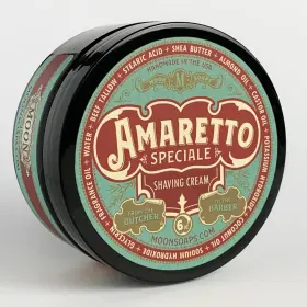 Moon Soaps 628586879003 Amaretto Speciale Luxury Tallow Shaving Soap With Almond And Dark Cherry Scen