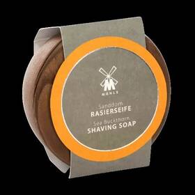 Muhle 028982009381 Sea Buckthron Shaving Soap In Steamed Ash Bowl 65g 2.3 Oz
