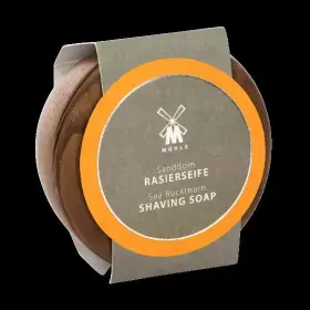 Muhle 028982009381 Sea Buckthron Shaving Soap In Steamed Ash Bowl 65g 2.3 Oz