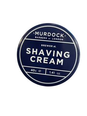 Murdock London 060282795587 Shaving Cream 1.41 Oz 40g Travel Size Made In England