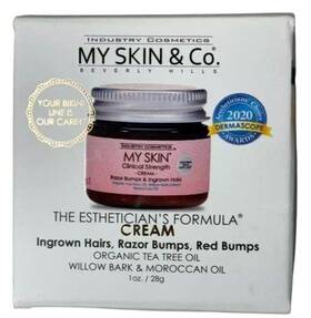 My Skin & Co 850001283182 And Cream For Razor Bumps Ingrown Hairs Pack Of 1