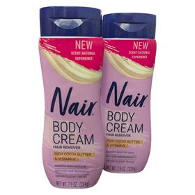 Nair 022600003014 2 X Body Cream Hair Remover Rich Coconut Butter And Vitamin E 7.9 Oz