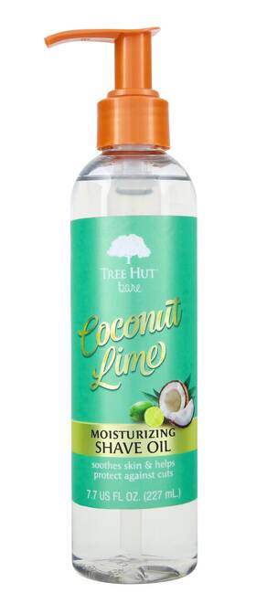 Naterra International Inc. 313019144185 Tree Hut Bare Coconut Lime Hydrating And Moisturizing Shave Oil 7.7 Fl Oz