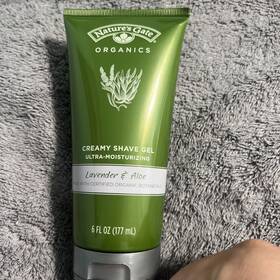 Nature S Gate Organics 078347750605 Creamy Shave Gel Lavender And Aloe Ultra Moisturizing 6oz