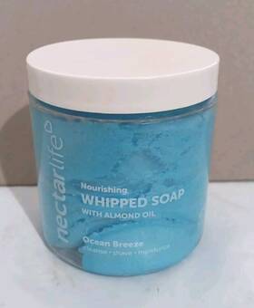 Nectar Bath Treats 810085640486 Life Whipped Soap And Shave Butter 5 Oz Ocean Breeze